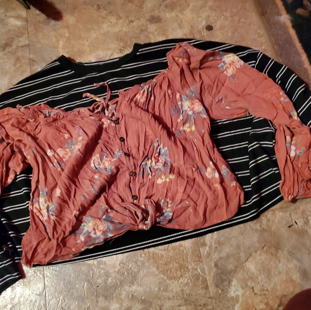 Pair of crop tops